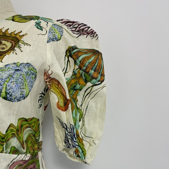 ALEMAIS Shell Fish Flared Dress - Picture 8 of 16